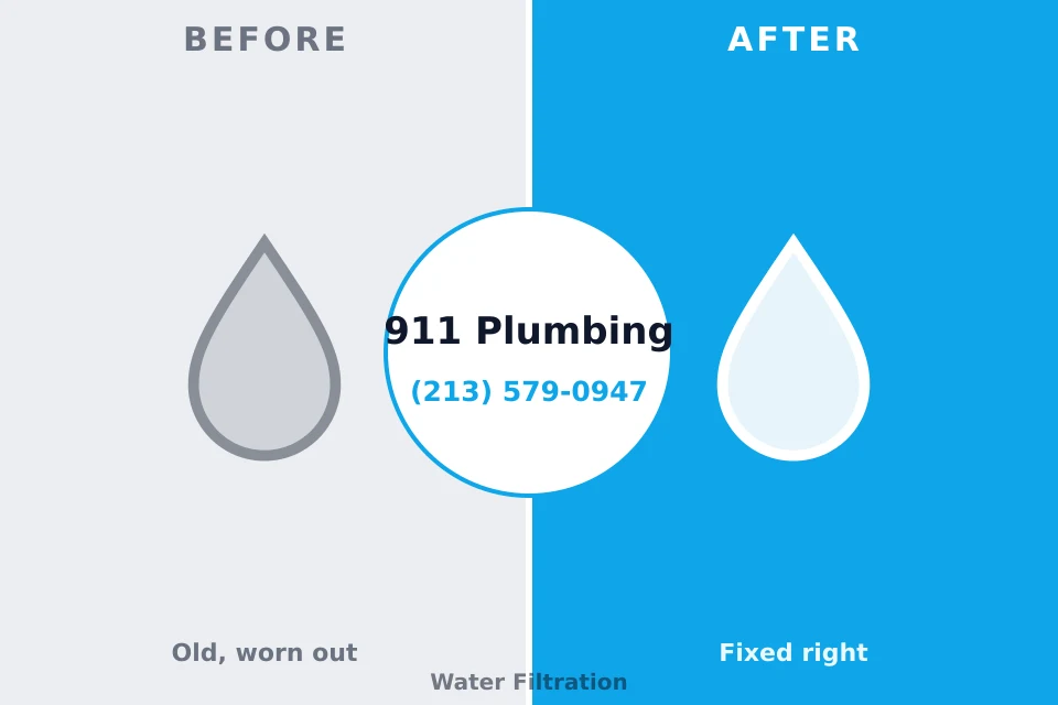 Before and after: plumbing company Grant, AL